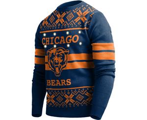 LED Light Up XMAS Knit Pullover - NFL Chicago Bears - Multi