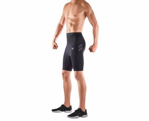 LP Support - Men's Compression Thigh Support Shorts - Black