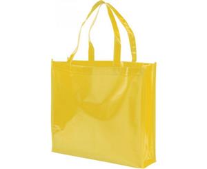 Laminated Non Woven Tote Bag (Yellow) - PF2892