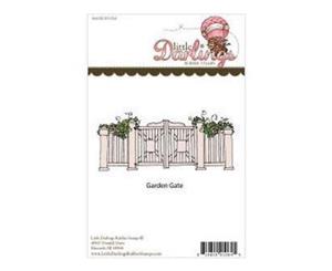 Little Darlings Unmounted Rubber Stamp 5.37In. X2.377In. Garden Gate