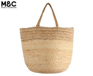 Maine & Crawford Essence Jute Beach Bag - Natural