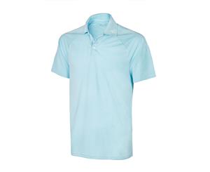 Mizuno Raglan Textured Polo - Illusion Blue - Mens