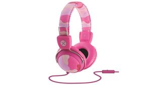 Moki Camo In-line Mic Headphones - Pink