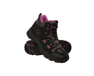 Mountain Warehouse Womens Waterproof Hiking Boots Walking Trekking Ladies Boot - Black