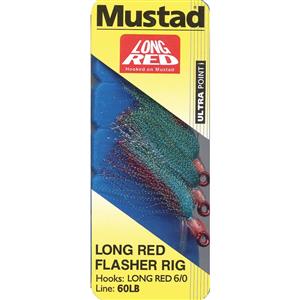 Mustad Long Red Flasher Rig