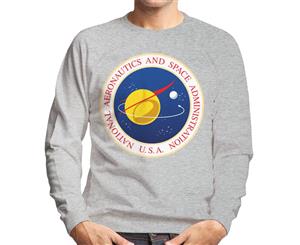 NASA Seal Insignia Men's Sweatshirt - Heather Grey