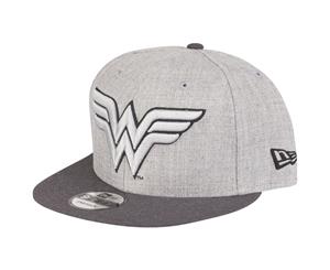 New Era 9Fifty Snapback DC Comics Cap - Wonder Woman - Grey