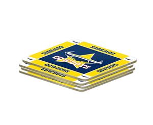 North Queensland Cowboys NRL Set of 4 Cork Drinking Coasters