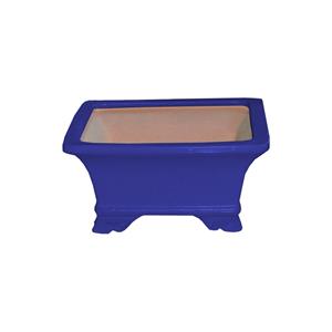 Northcote Pottery 18 x 18 x 9cm Square Izumi Bonsai Pot - Blue