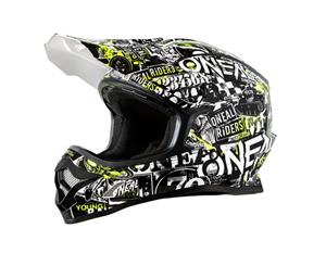 O'Neal 2019 Series 3 Attack Youth BMX Helmet - Black/Hi Viz