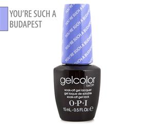 OPI GelColor Lacquer - You're Such A Budapest