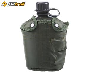 OZtrail 1 Quart Plastic Canteen - Green