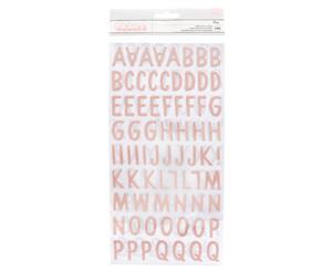 Pebbles - Peek-A-Boo You Thickers Stickers - Glitter Puffy Girl