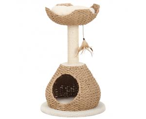 Petpals Cat Scratcher Walk-Up Condo & Perch with Sisal Post