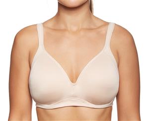 Playtex Women's Active Classic Wirefree Bra - Champagne Shimmer/Blushing Pink