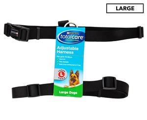 Purina Total Care Large Adjustable Dog Harness - Black