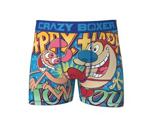 Ren and Stimpy Cartoon Happy Happy Joy Joy Boxer Briefs