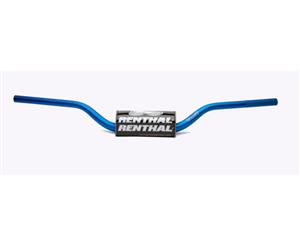 Renthal Fatbar Handlebars Aluminium 1-1/8" Taper Blue RC High Bend 60901BU