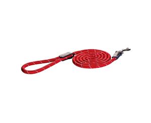 Rogz Rope Dog Lead Red