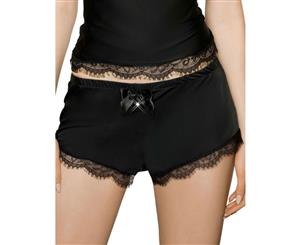 Roza Sija Black Lace Boyshort