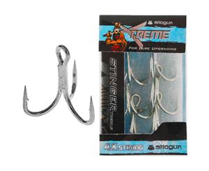 Shogun Xtreme Stinger Treble Hooks 2/0 Qty 4