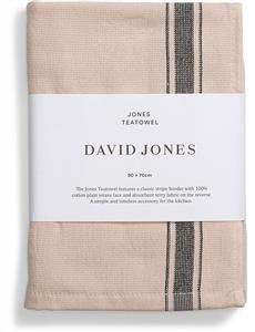 Single Stripe Tea Towel Blush