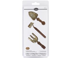 Sizzix Sizzlits Die Set 3/Pkg 3.75&quotX2.5"-Gardening Tools