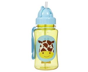 Skip Hop Zoo Kids Flip Straw Bottle Giraffe - Giraffe