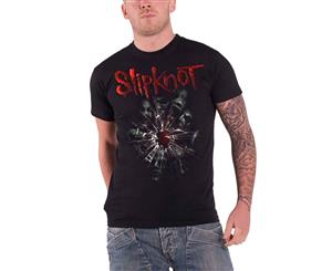 Slipknot T Shirt Shatte Band Gray Chapter Logo Official Mens - Black