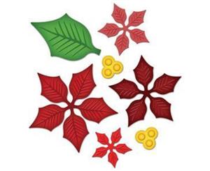 Spellbinders Shapeabilities Layered Poinsettia S5-055