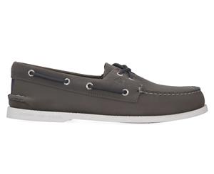 Sperry Men's A/O 2-Eye Varsity Wide-Fit Boat Shoes - Grey