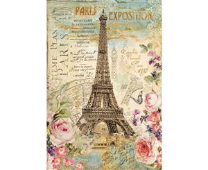 Stamperia Paris Tour Eiffel 48 x 33cm