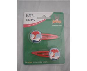 Sydney Roosters NRL Team Mascot Hair Clips