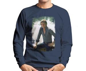 TV Times Michael Parkinson 70s Portrait Men's Sweatshirt - Navy Blue