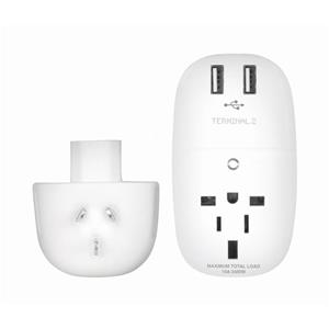 Terminal 2 Dual USB Travel Adaptor (Australia Inbound)