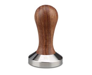 The Coffee Culture 57mm Wood Handle Stainless Steel Coffee Tamper - Ebony Wood