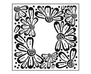 The Crafters Workshop 6X6 Template - Flower Frame