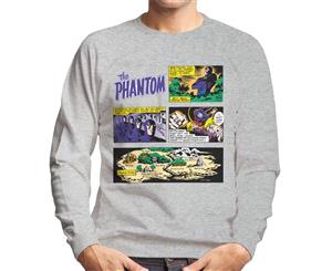 The Phantom Comic Montage Men's Sweatshirt - Heather Grey