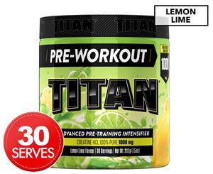 Titan Arena Pre Workout Powder Lemon Lime 213g