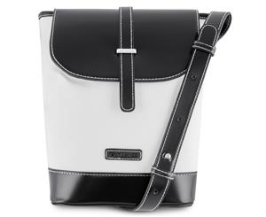 Tony Bianco Gabriele Bucket Bag - White/Black