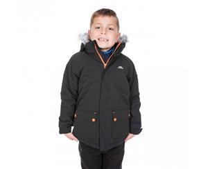 Trespass Childrens Boys Holsey Waterproof Parka Jacket (Black) - TP3468