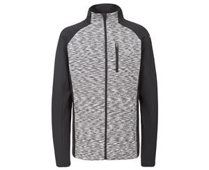 Trespass Mens Ferris Full Zip Active Top (Black) - TP3575