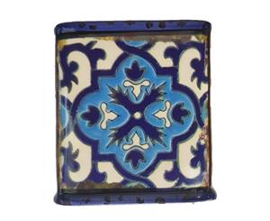 Type F - 10x10cmH Turkish/Urban Inspired Ceramic Flower Pot Square