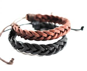 URBANBOGAN Dapper D1 Leather Bracelet Set