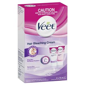 Veet Hair Bleaching Cream 2x75ml