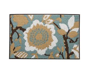 Vintage Flower Floor Mats Rugs (45cm x 70cm )