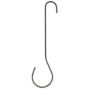 Whites Hanging Basket Hook 500mm Black All Purpose