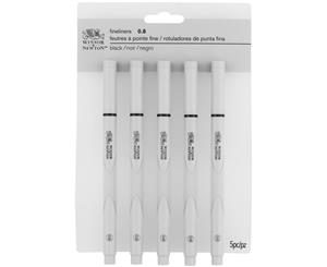 Winsor & Newton Fineliner Set 5 pack Black 0.8mm