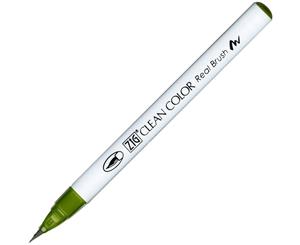 ZIG Kuretake Clean Colour Real Brush Pen 043 Olive Green