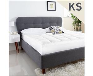 100GSM King Single Size Microfibre Bamboo Pillowtop Mattress Topper